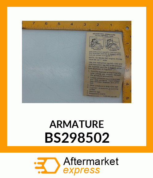 ARMATURE BS298502