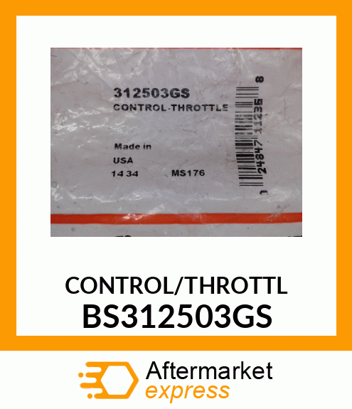 CONTROL/THROTTL BS312503GS