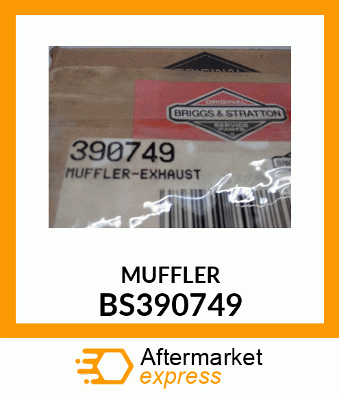 MUFFLER BS390749