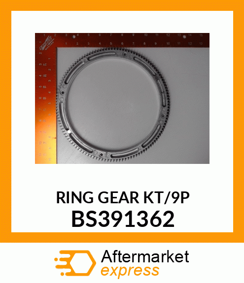 RING GEAR KT/9P BS391362