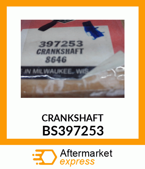 CRANKSHAFT BS397253