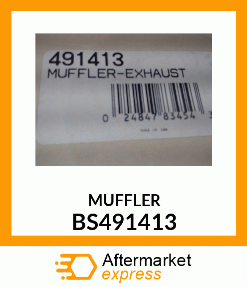 MUFFLER BS491413