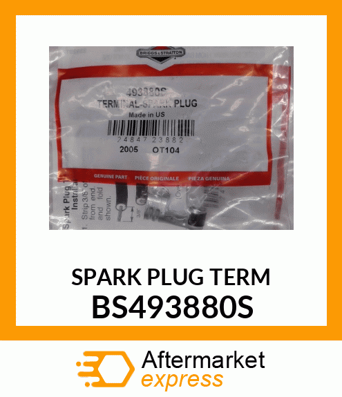 SPARK PLUG TERM BS493880S