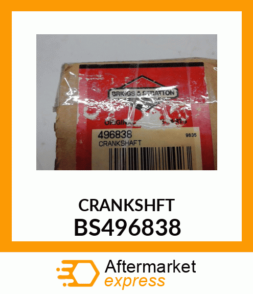 CRANKSHFT BS496838