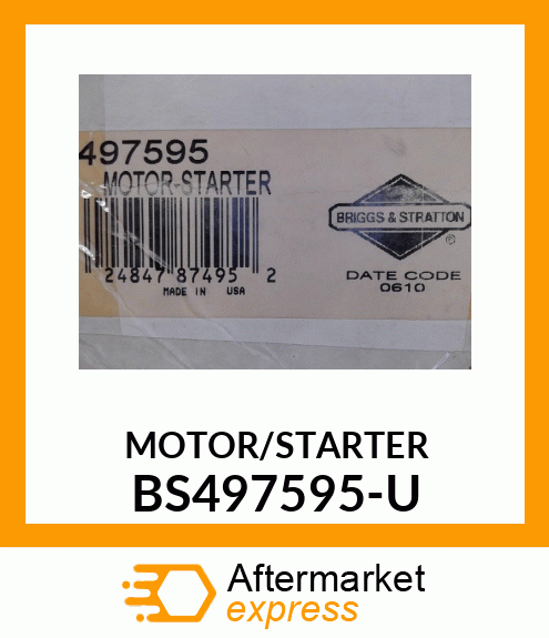 MOTOR/STARTER BS497595-U