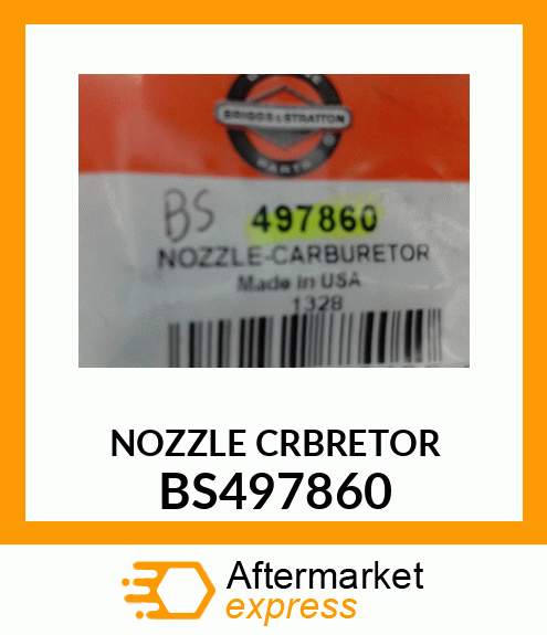 NOZZLE CRBRETOR BS497860