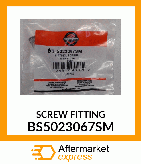 SCREW FITTING BS5023067SM