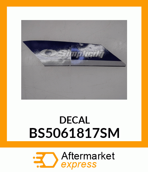 DECAL BS5061817SM