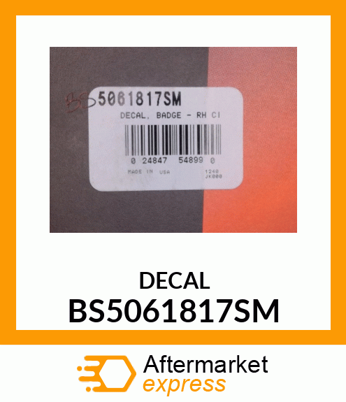 DECAL BS5061817SM