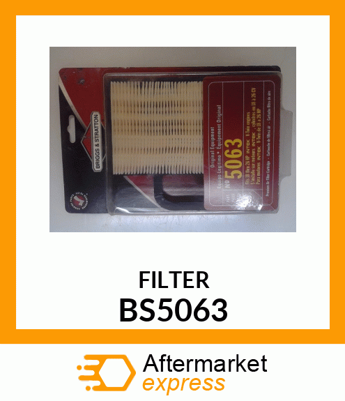 FILTER BS5063