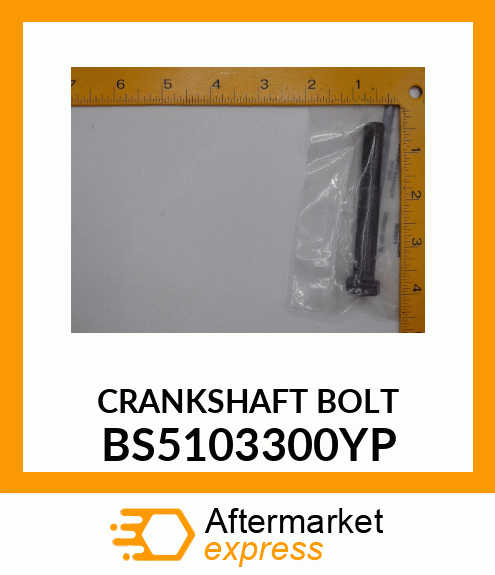 CRANKSHAFT BOLT BS5103300YP