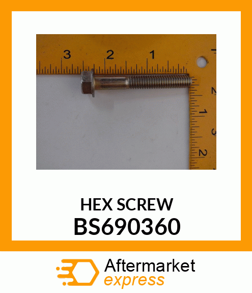 HEX SCREW BS690360