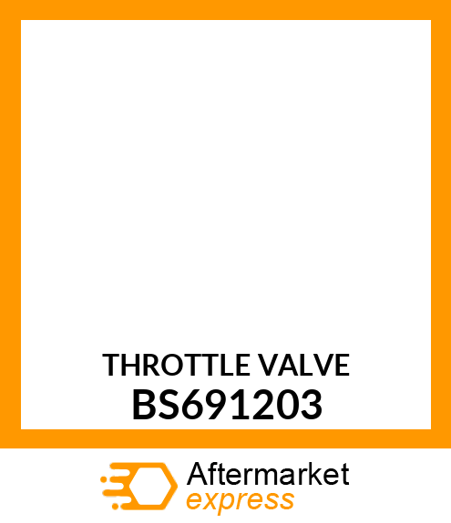 THROTTLE VALVE BS691203