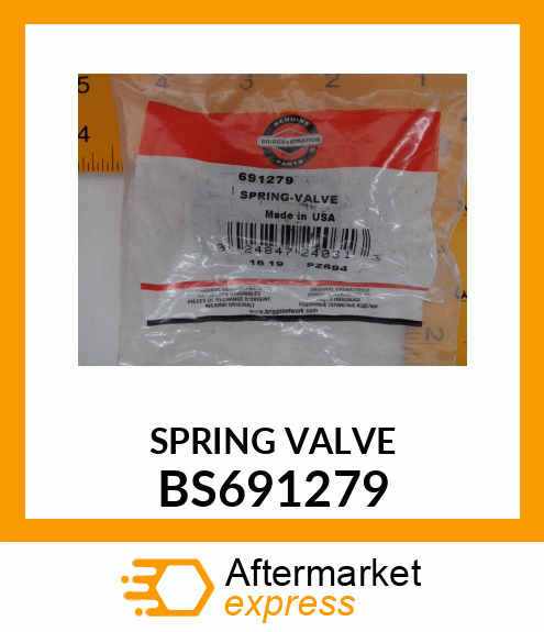 SPRING VALVE BS691279