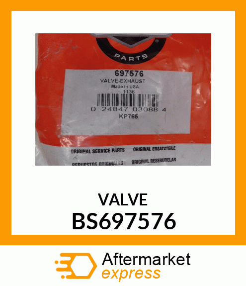 VALVE BS697576