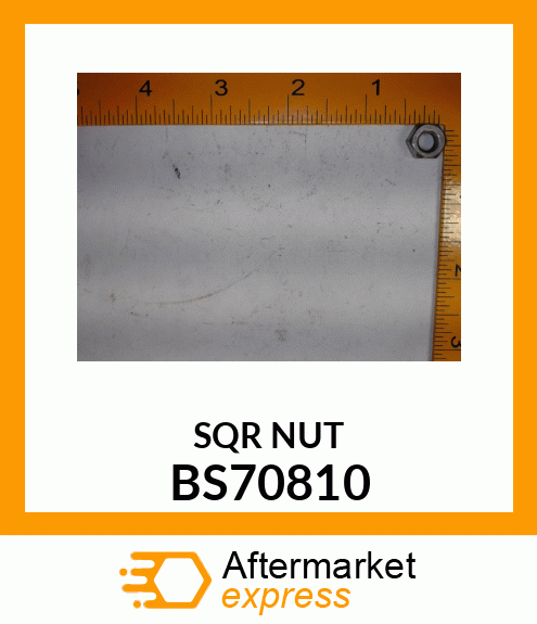 SQR NUT BS70810