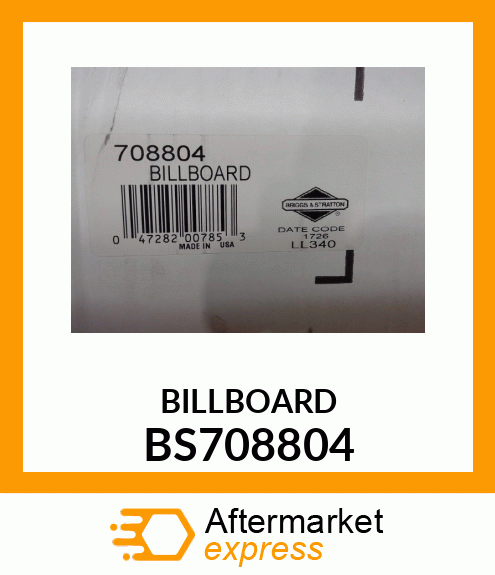 BILLBOARD BS708804