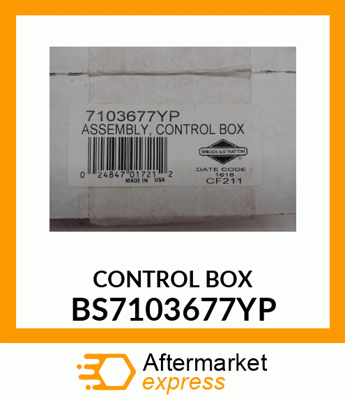 CONTROL BOX BS7103677YP