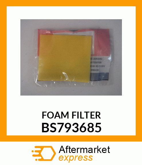 FOAM FILTER BS793685