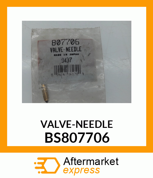 VALVE-NEEDLE BS807706