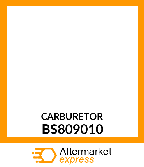 CARBURETOR BS809010