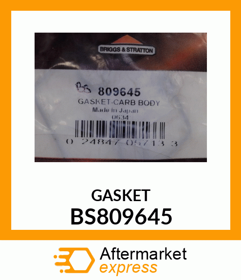 GASKET BS809645