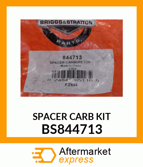 SPACER CARB KIT BS844713