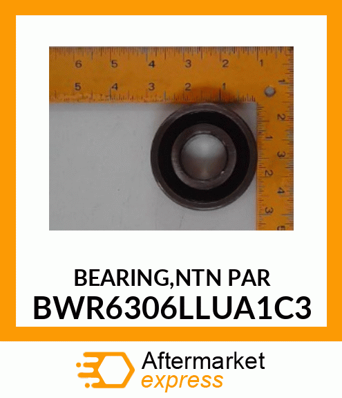 BEARING,NTN PAR BWR6306LLUA1C3