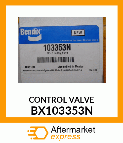 CONTROL VALVE BX103353N