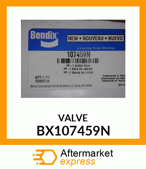 VALVE BX107459N