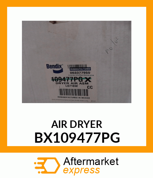 AIR DRYER BX109477PG