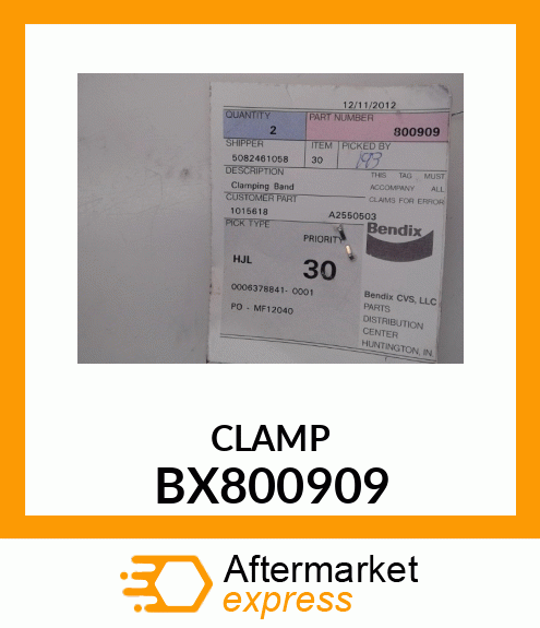 CLAMP BX800909