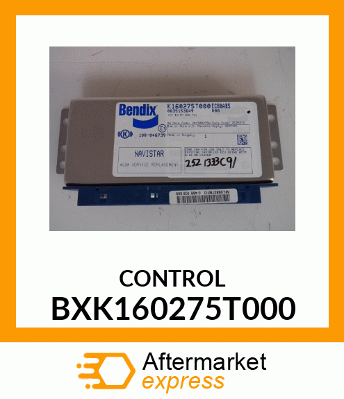 CONTROL BXK160275T000