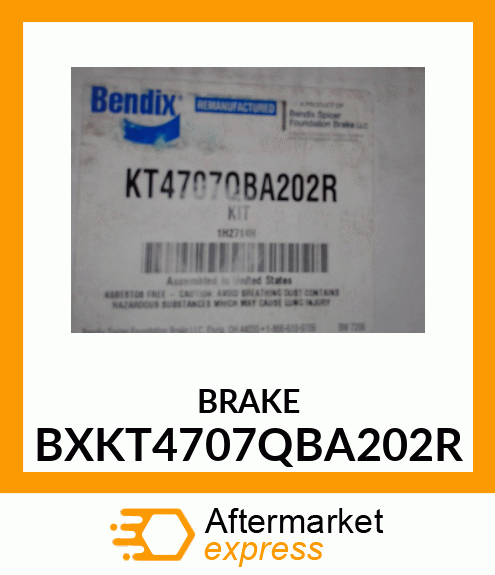 BRAKE BXKT4707QBA202R