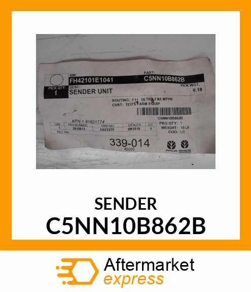 SENDER C5NN10B862B