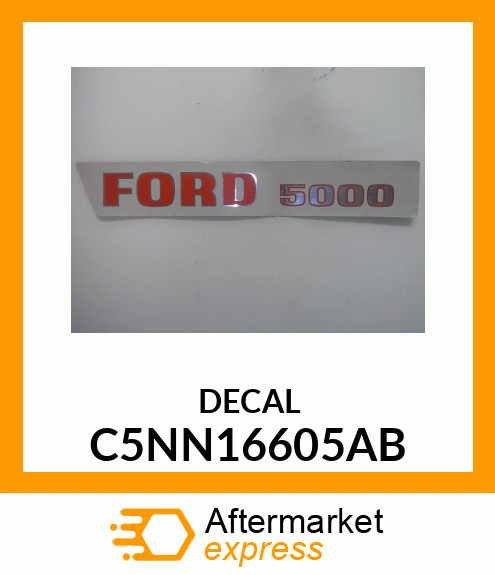 DECAL C5NN16605AB