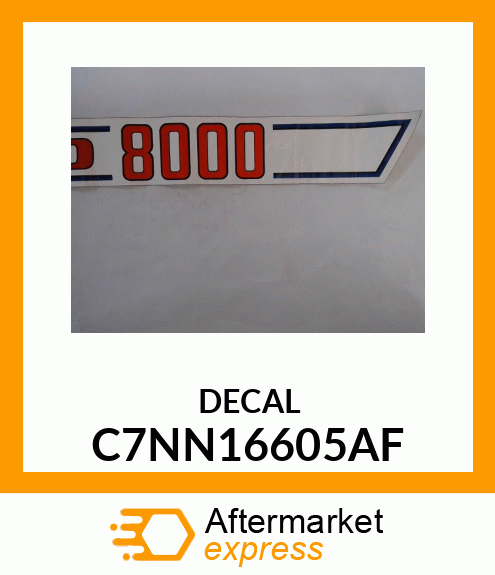 DECAL C7NN16605AF