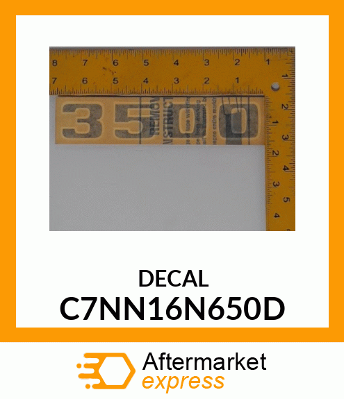 DECAL C7NN16N650D