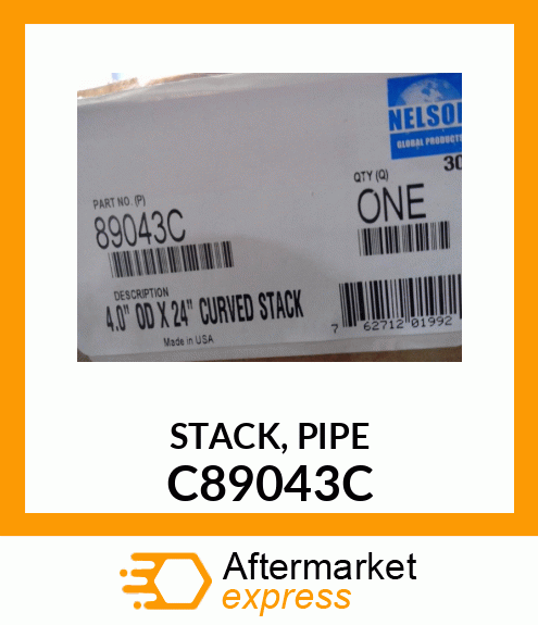 STACK, PIPE C89043C