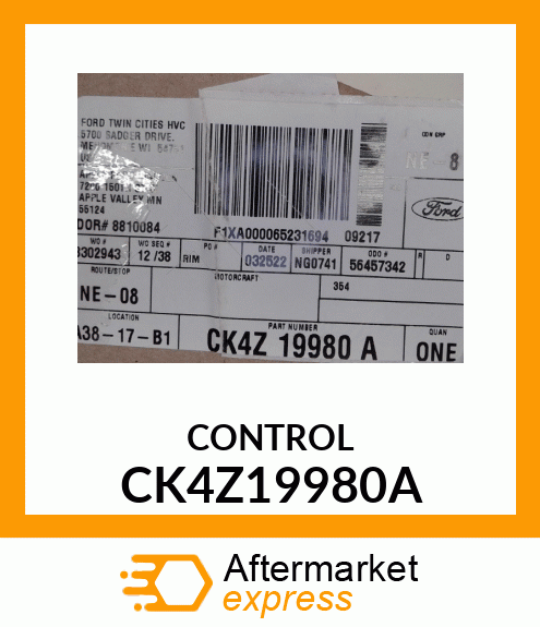 CONTROL CK4Z19980A