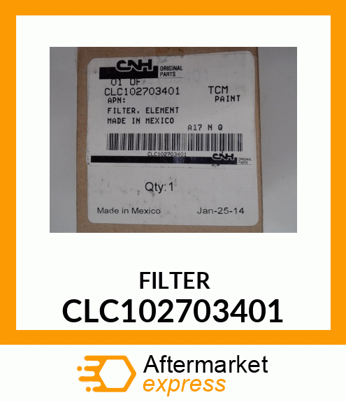 FILTER CLC102703401