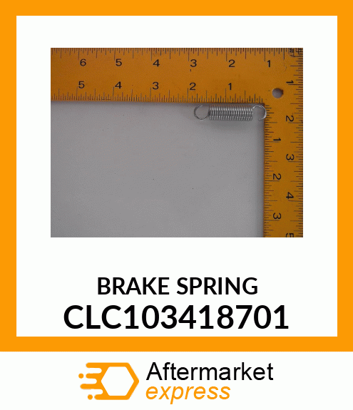 BRAKE SPRING CLC103418701