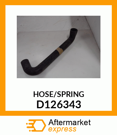 HOSE/SPRING D126343