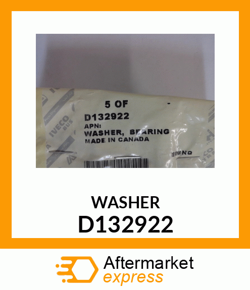 WASHER D132922