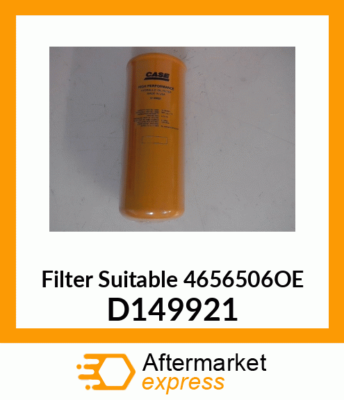 Filter Suitable 4656506OE D149921