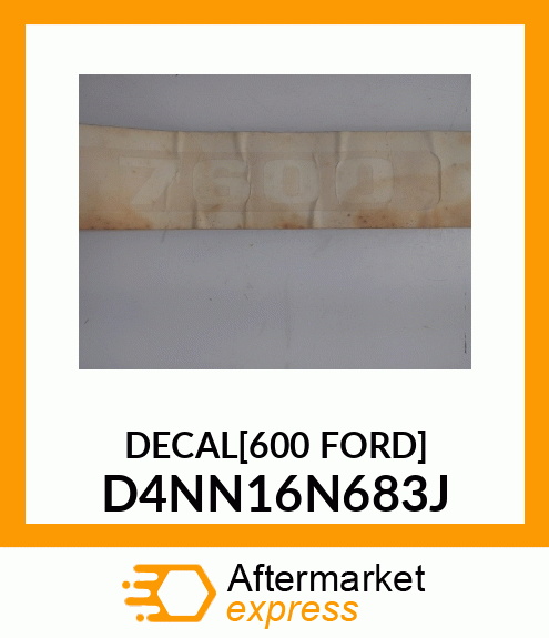 DECAL[600 FORD] D4NN16N683J