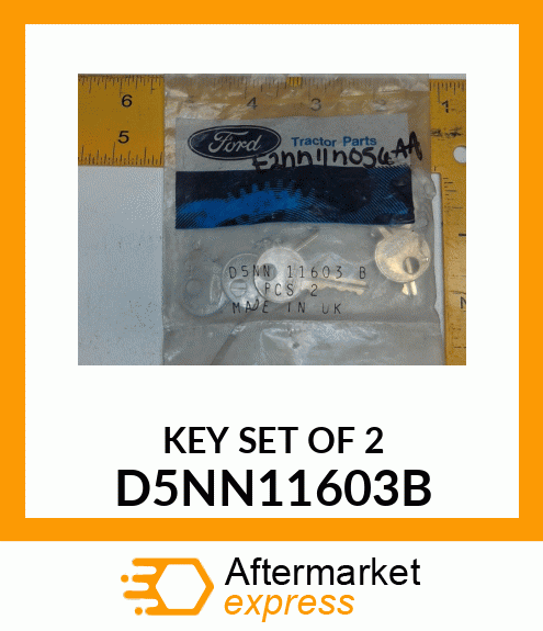 KEY SET OF 2 D5NN11603B