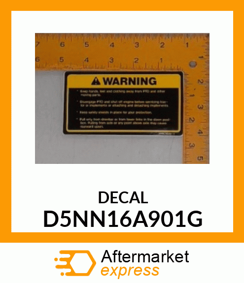 DECAL D5NN16A901G