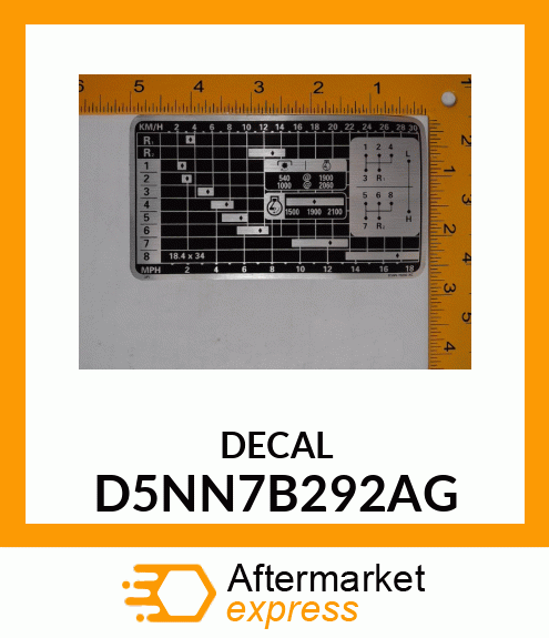 DECAL D5NN7B292AG