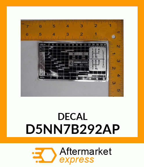 DECAL D5NN7B292AP